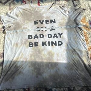 Torrid Graphic Tie-Dye Tee - Be Kind Message Size 3